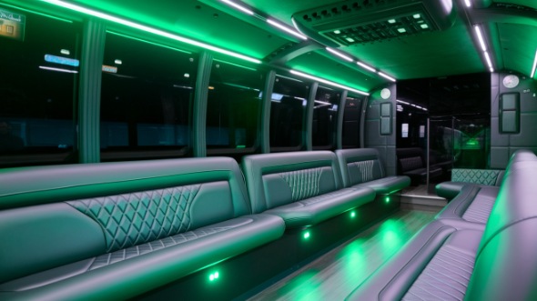 party bus rental interior schaumburg